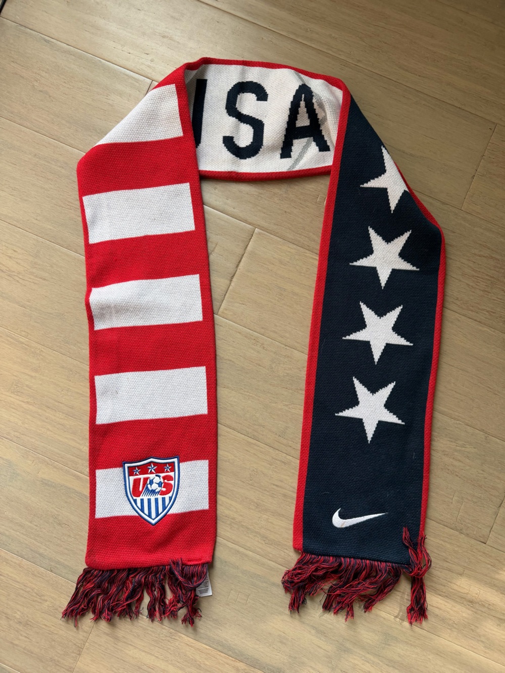 USA Nike usmnt uswnt Soccer Football Scarf World Cup Supporters